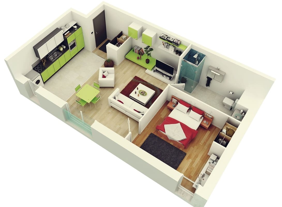 What Is A Studio Apartment? A Studio Vs 1 Bedroom Apartment