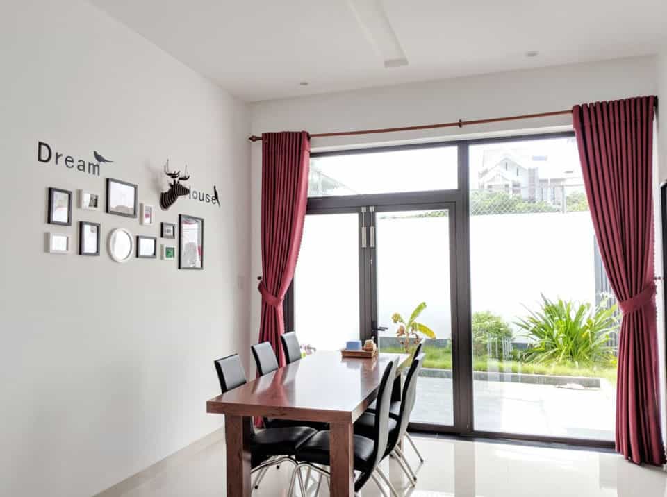 Dining area in Danang apartment.