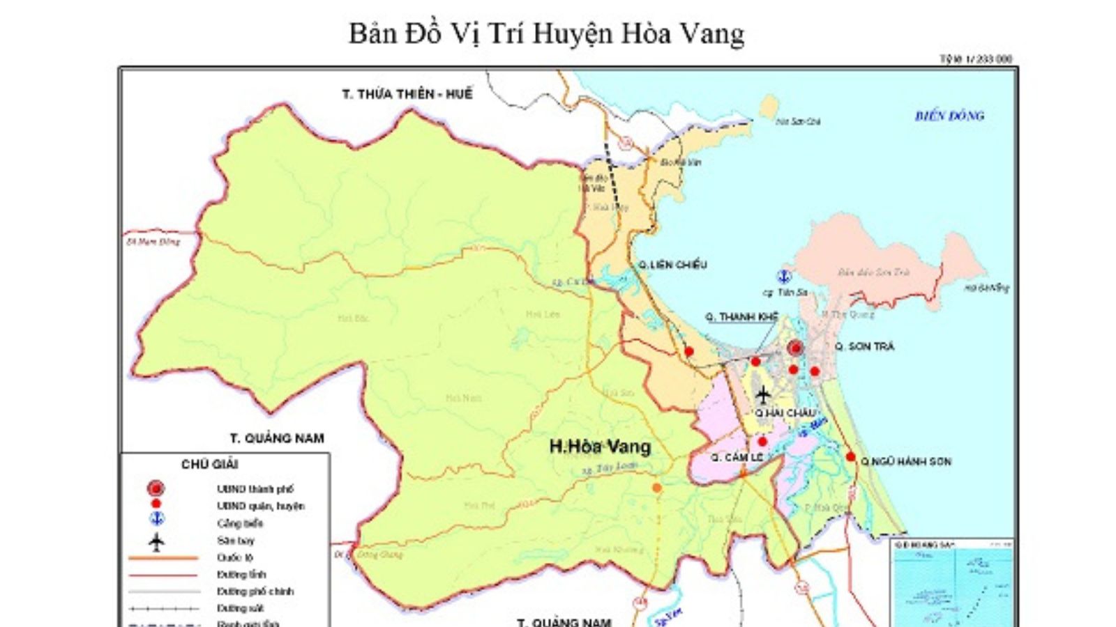 các quận Đà Nẵng