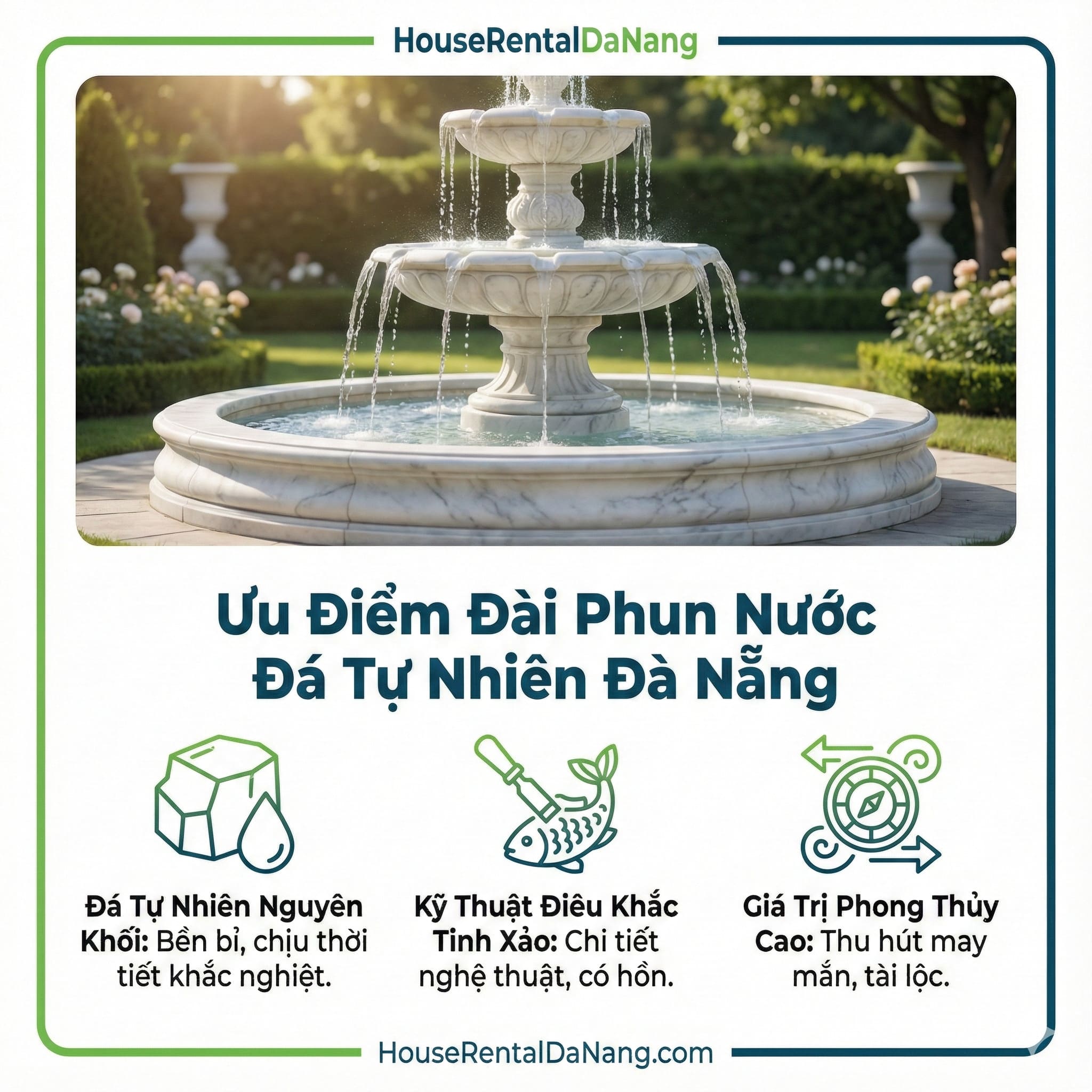 đài phun nước đẹp ở Đà Nẵng