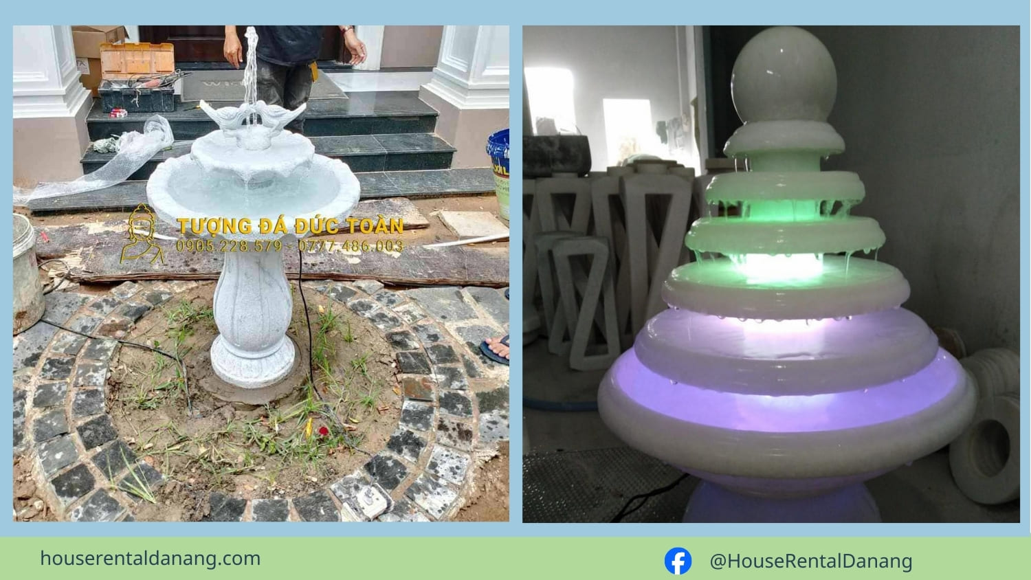 đài phun nước đẹp ở Đà Nẵng