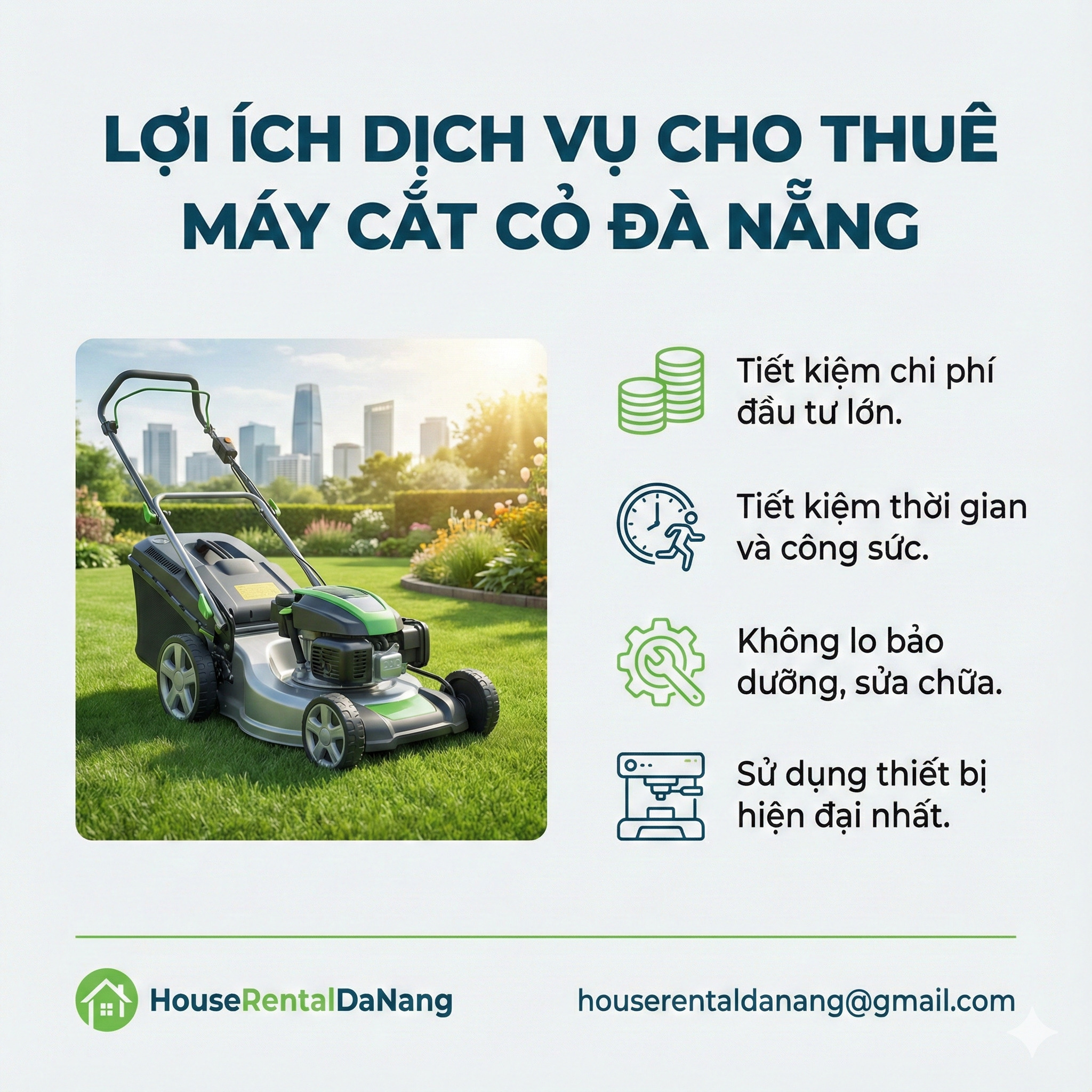 Dịch Vụ Cho Thuê Máy Cắt Cỏ Tại Đà Nẵng Giá Rẻ, Thủ Tục Nhanh Chóng cho thuê máy cắt cỏ Đà Nẵng