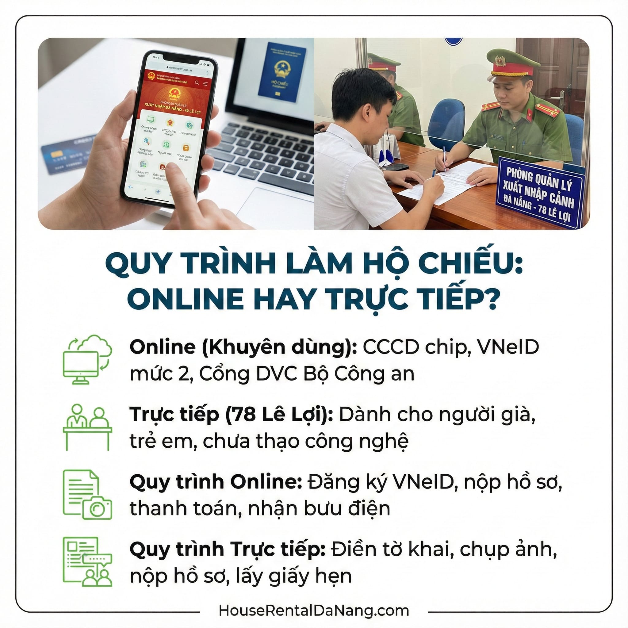 làm hộ chiếu tại Đà Nẵng