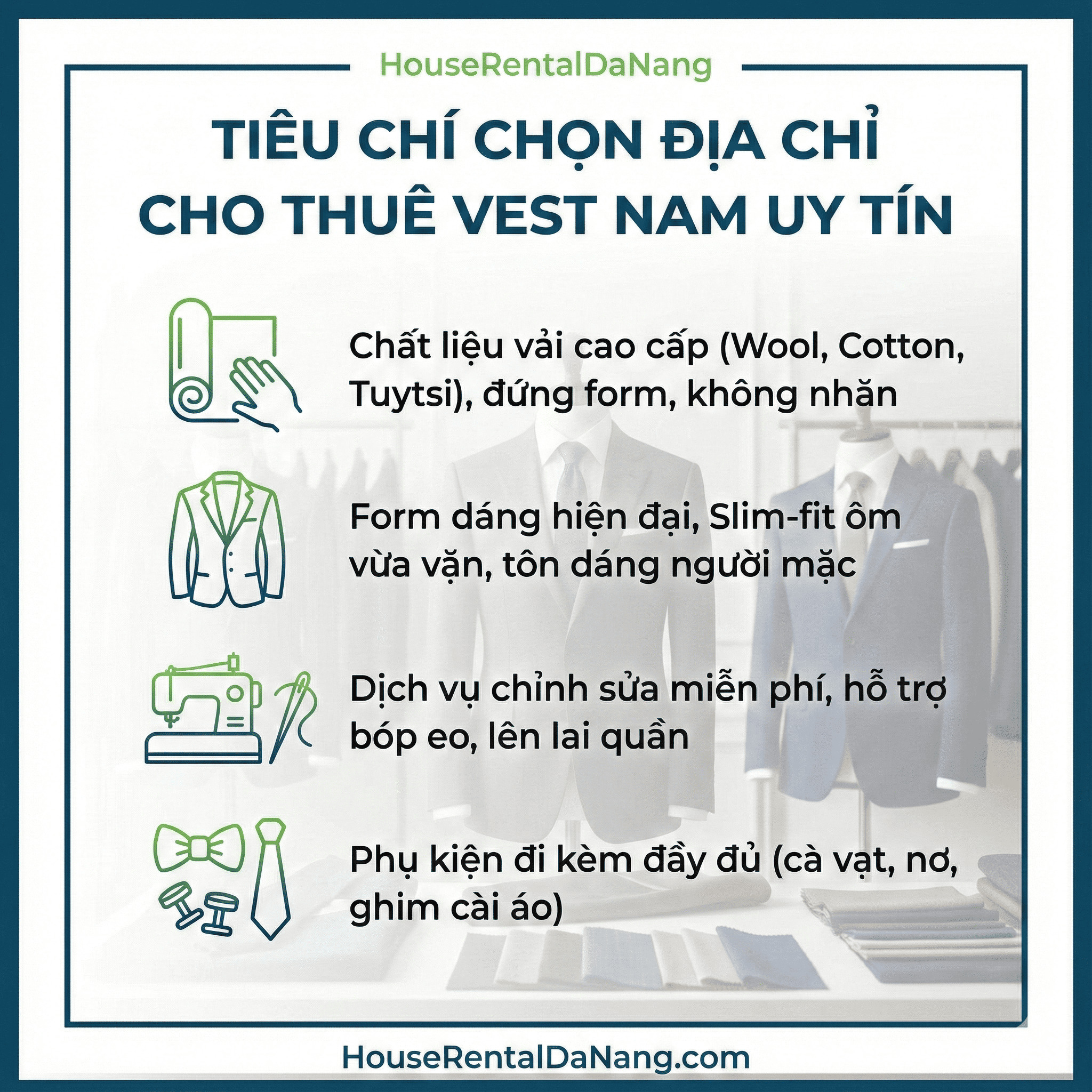 thuê vest nam ở Đà Nẵng