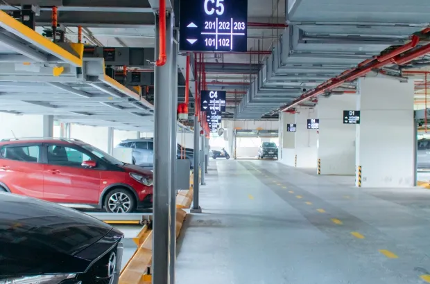 The Monarchy parking area